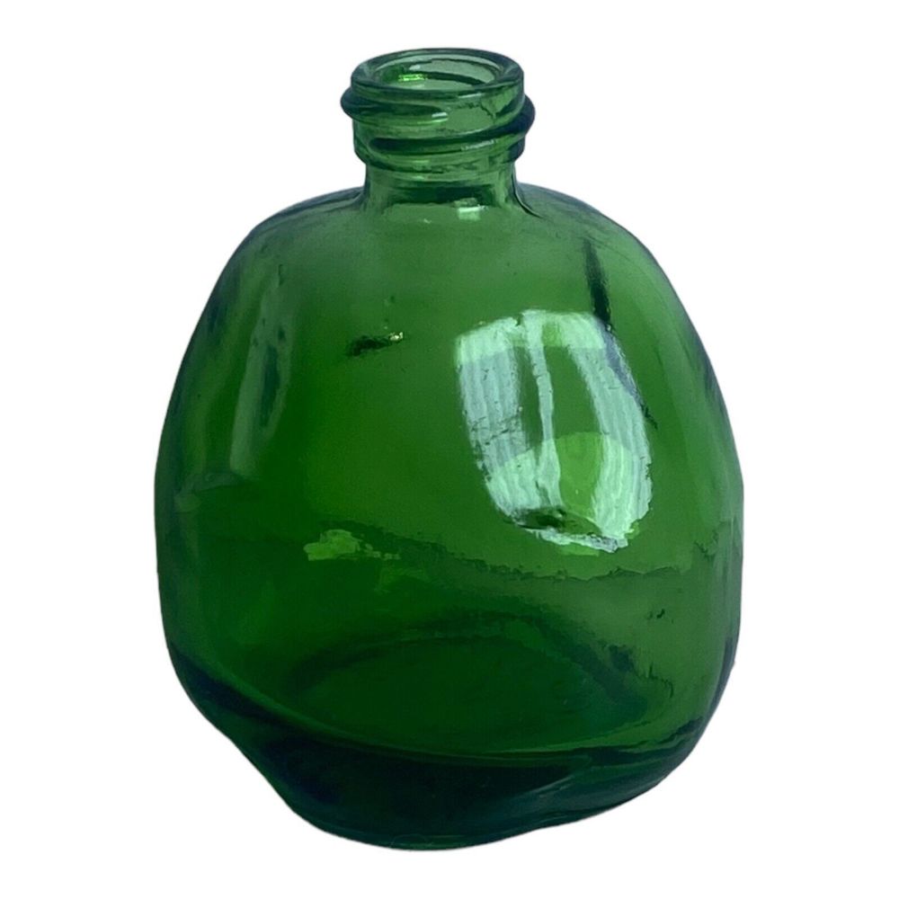 Vintage McCormick Spice Garlic Juice Bottle Green Glass No Lid No Label 3”